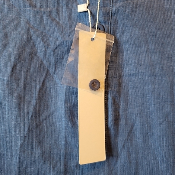 NWT Coof Andy 2XL Blue Mandarin Collar Tunic unisex - Picture 11 of 15